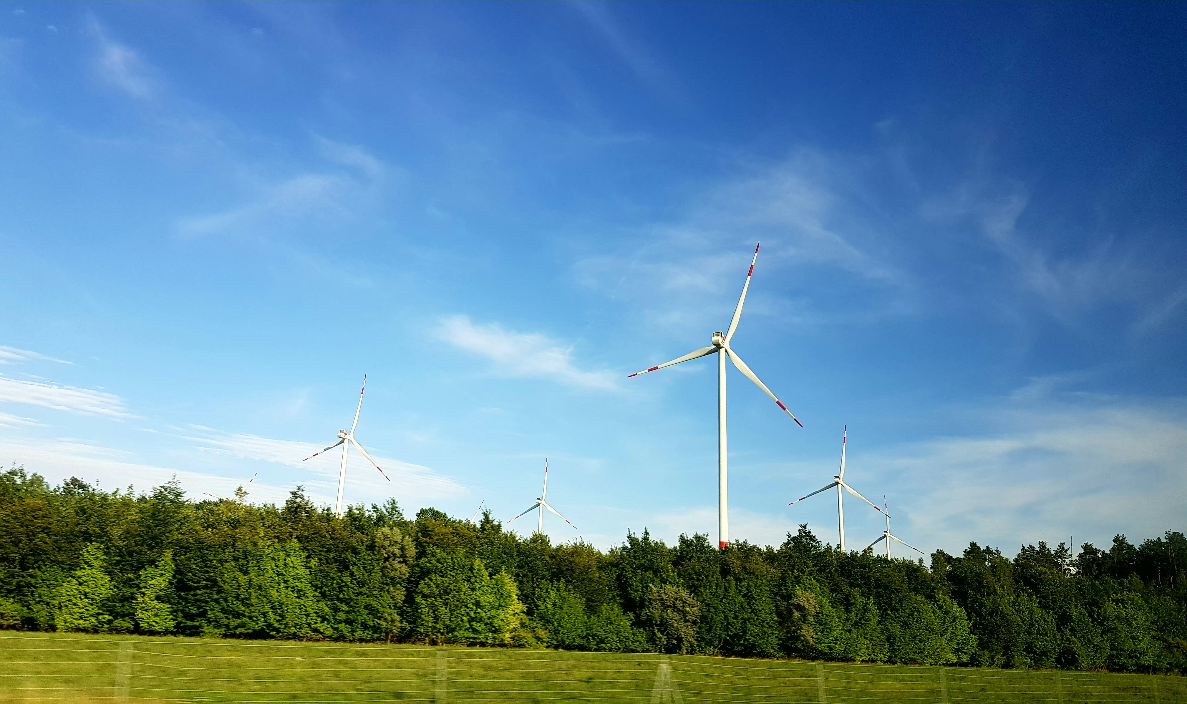 wind turbines